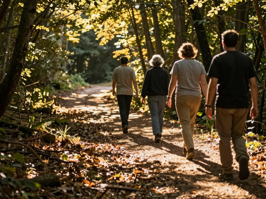 Flowing lines suggesting continuous gentle movement